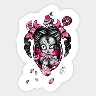 Toxic Candy Girl Sticker